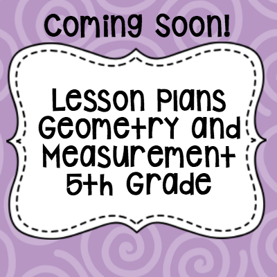 Lesson Plans Geometry and Measurement 5th Grade400x 400