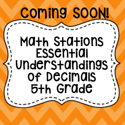 Math Stations Essential Understandings of Decimals 5th Grade400x 400