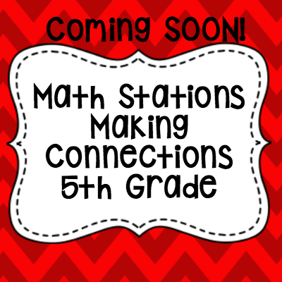 Math Stations Making Connections 5th Grade400x 400