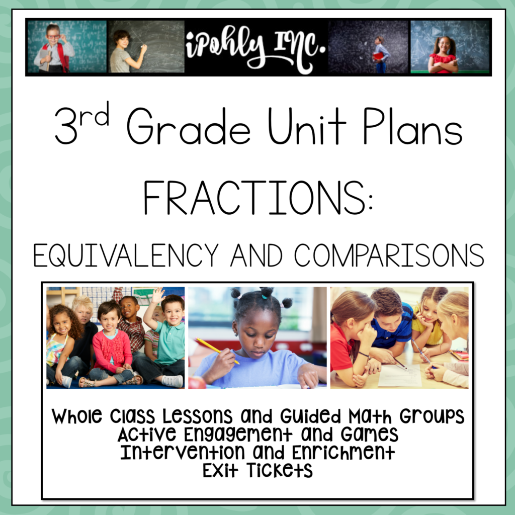 Fractions Equivalency And Comparisons 3rd Grade Math Lesson Plans TEKS 3 3G 3 3F 3 3H IPohly INC