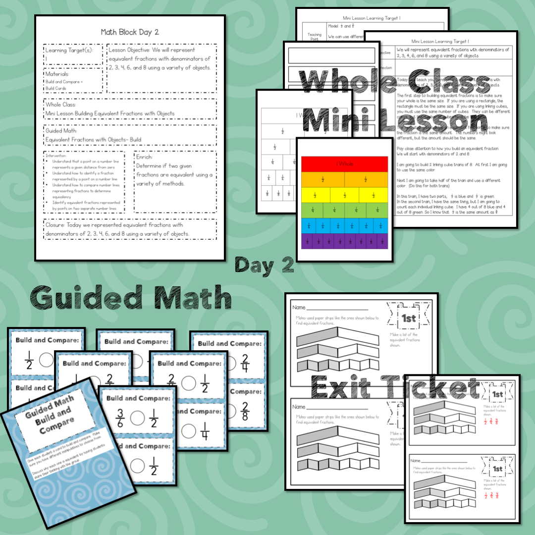 Fractions Equivalency And Comparisons 3rd Grade Math Lesson Plans TEKS 3 3G 3 3F 3 3H IPohly INC